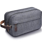 large-capacity divided travel toiletry organizer bag (photo 8 of 9)