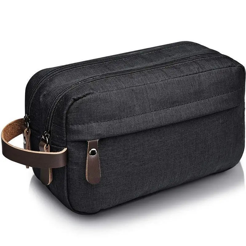 large-capacity divided travel toiletry organizer bag (photo 9 of 9)
