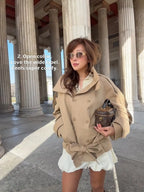 Women's beige trench & coat, lightweight, perfect for stylish layering