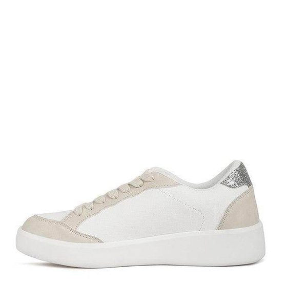 Rag Company trendy star sneakers in white and beige with metallic details for stylish comfort