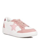 Rag Company trendy star sneakers in white and pink with stylish star design for casual wear