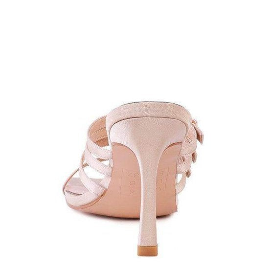 Rag Company Women's Heels in Soft Pink, Stylish Design for Trendy Vacation Footwear