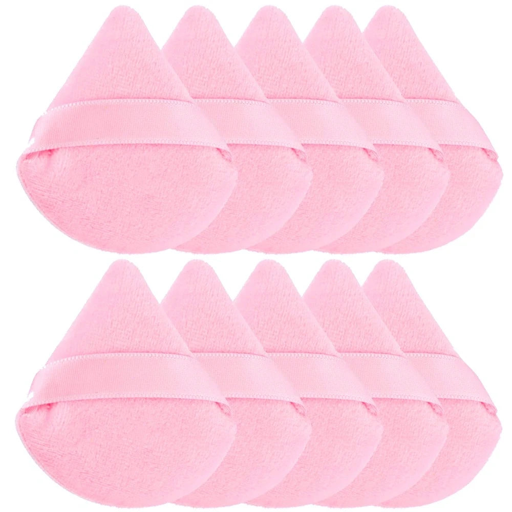 reusable washable triangle velvet powder puff sponge (photo 1 of 10)