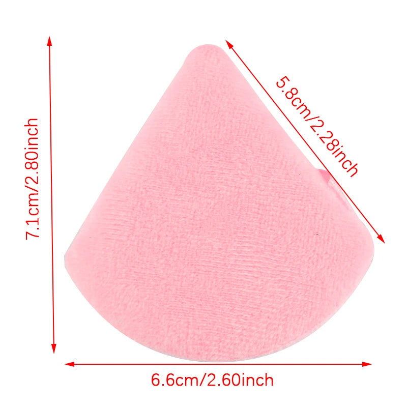 reusable washable triangle velvet powder puff sponge (photo 6 of 10)