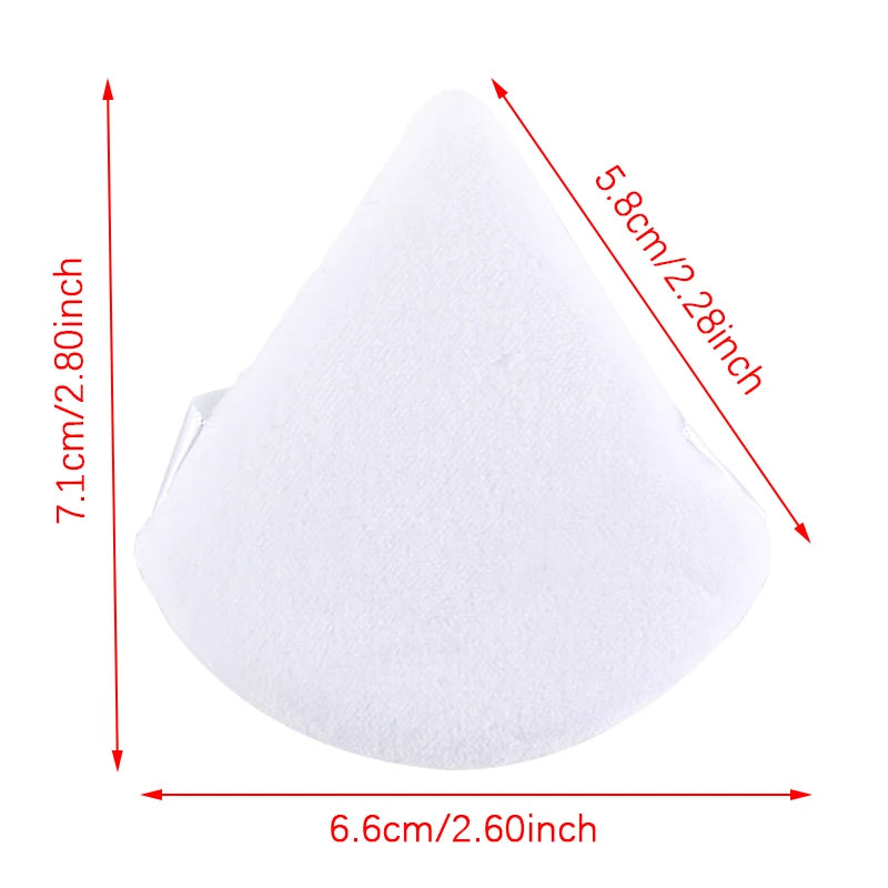 reusable washable triangle velvet powder puff sponge (photo 7 of 10)