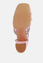 Tricks High Block Heel Sandals