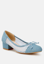 Ballerines en Jean Orami Ornées de Strass