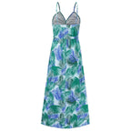 Twisted Printed V-Neck Cami Dress - VacationGrabs