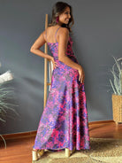 Women's Dresses Twisted Printed V-Neck Cami Dress