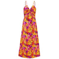 Twisted Printed V-Neck Cami Dress - VacationGrabs
