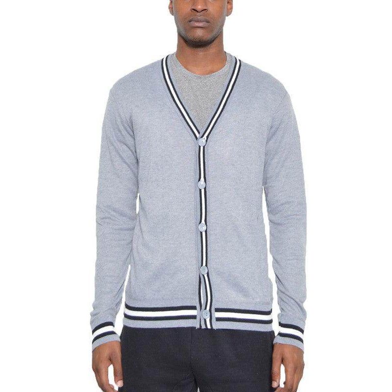 Two Stripe Cardigan - VacationGrabs