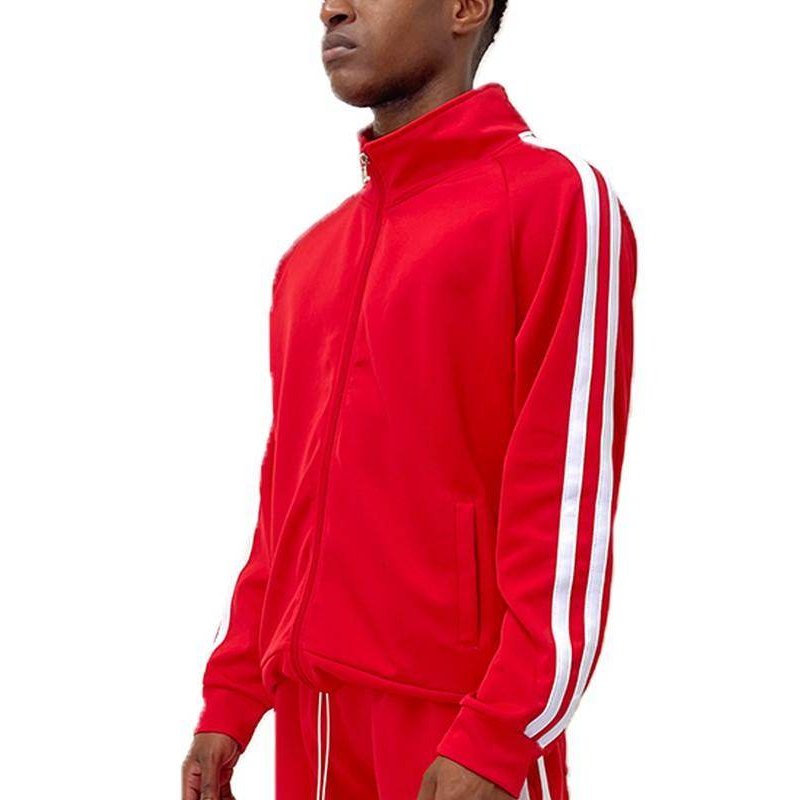 Two Stripe Track Jacket - VacationGrabs