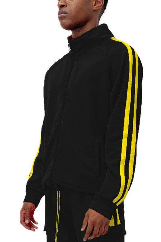 Two Stripe Track Jacket - VacationGrabs