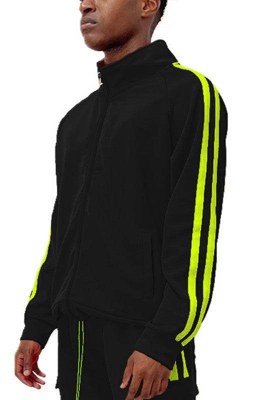 Two Stripe Track Jacket - VacationGrabs