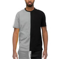 Duo Color Block Short Sleeve Tshirts - VacationGrabs