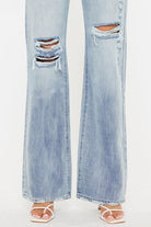Women's Jeans Ultra High Rise 90'S Flare Jeans Light Blue