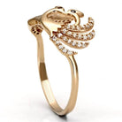 Unique 925 sterling silver rings with fashionable design and sparkling details for women