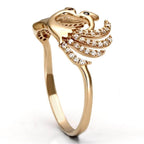Unique 925 sterling silver rings with fashionable design and sparkling details for women