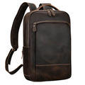 Unique Designer Leather Beetle Style Backpack for Men
