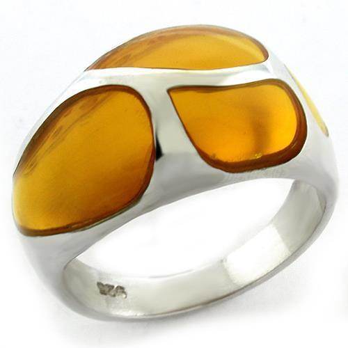Stylish Women's Ring with Unique Amber Gemstones, perfect unique gemstone vacation jewelry