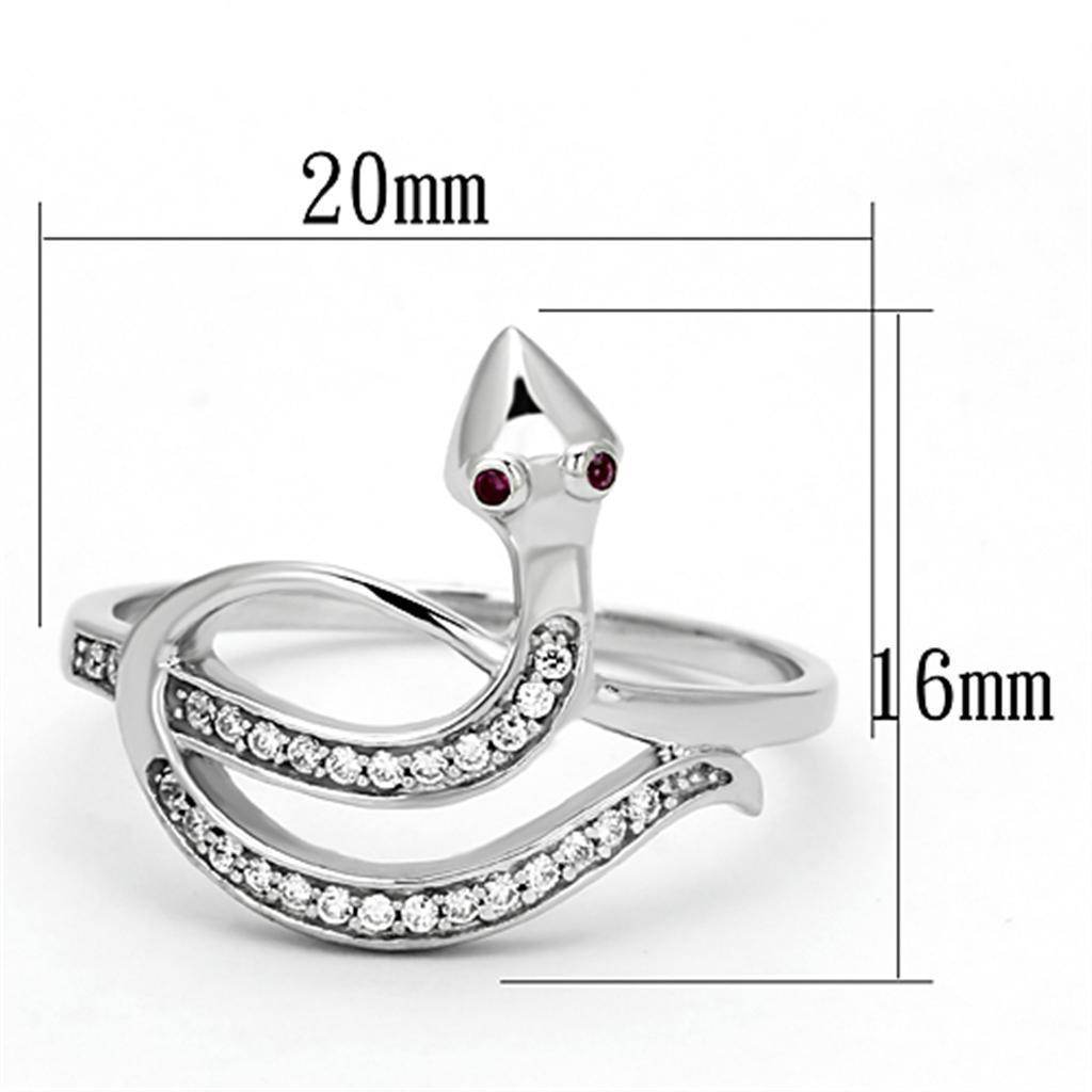 Unique snake design engagement ring featuring sparkling stones and a sleek modern look