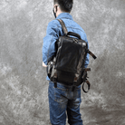 Stylish unisex leather backpacks from VacationGrabs, perfect for everyday use and travel.