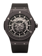 Dapper Watches men's stainless steel watch with black rubber strap