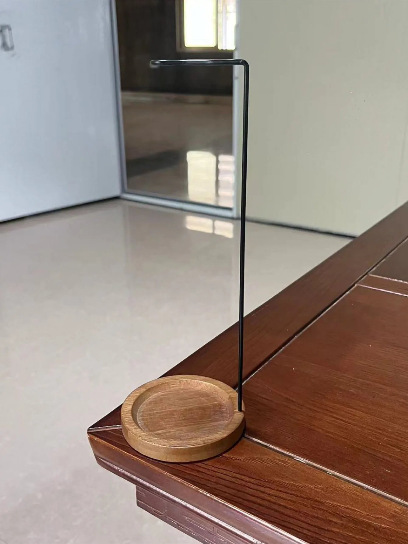 Wooden base upside down incense burner for home ambiance