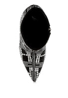 Chic Rag Company urban studded ankle boots for women with a stylish pointed toe design and embellishments