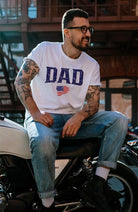 Men's Shirts - Tee's USA Flag DAD Graphic Mens Tee