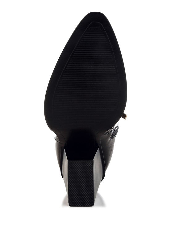 Sleek vacation boots by Rag Company with stylish heel and smooth sole for trendy comfort