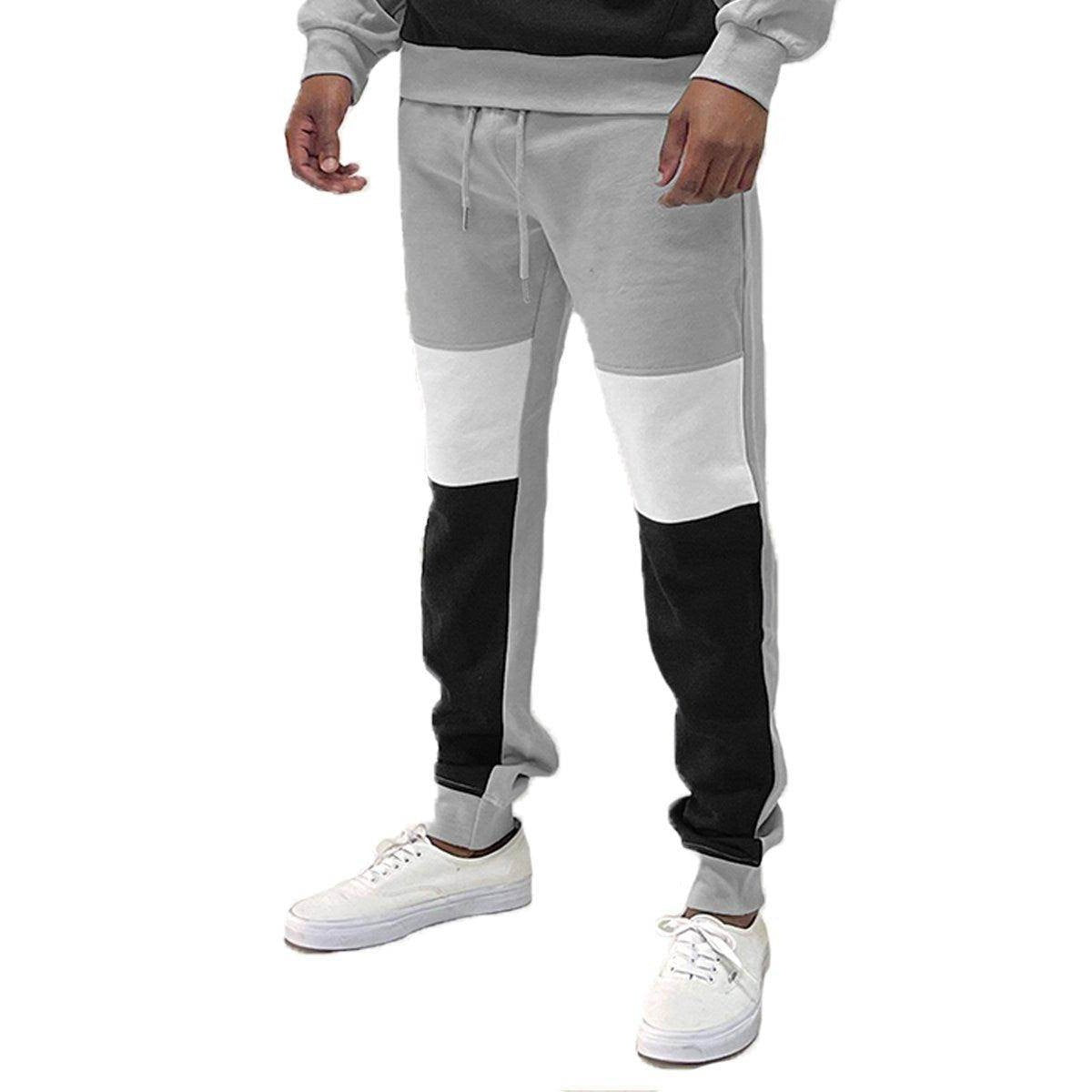Vacation Grabs Men's Joggers in Grey, White, and Black for Comfortable Vacation Casual Wear Pants