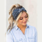 Aili's Corner stylish bandana headband, perfect for vacation hair accessories for a trendy look