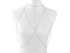 Bella Chic Women's Clubwear Silver Body Chain for Vacation Jewelry Accessories
