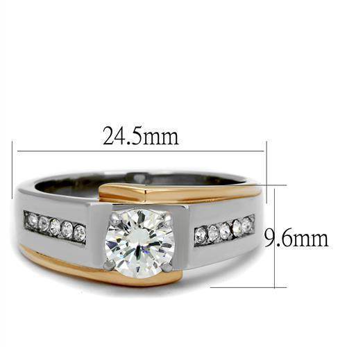 Stylish men's ring from VacationGrabs featuring a central stone, perfect vacation jewelry for men