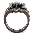 Stylish women's ring featuring sparkling stones, perfect vacation jewelry for women during summer trips