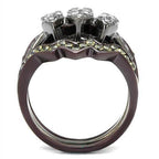 Stylish women's ring featuring sparkling stones, perfect vacation jewelry for women during summer trips