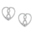 Vacation Jewelry for Women: Heart-Shaped Earrings by