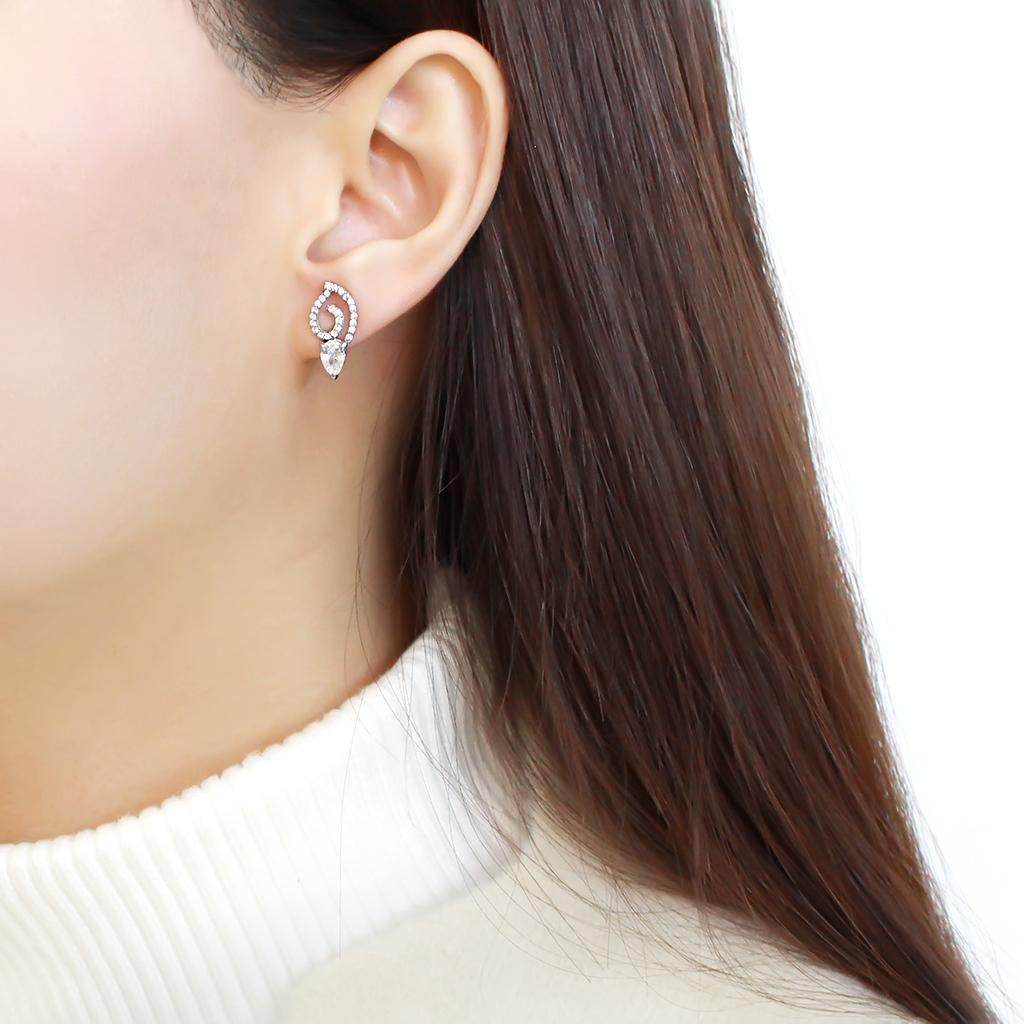 Elegant women's earrings from VacationGrabs, perfect vacation jewelry for women with sparkling design