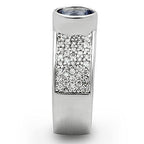 Stylish silver ring with sparkling crystals, perfect vacation jewelry for women