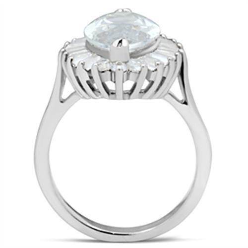 Elegant silver ring featuring a large gemstone, ideal vacation jewelry for women