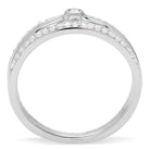 Elegant silver ring adorned with sparkling stones, perfect vacation jewelry for women