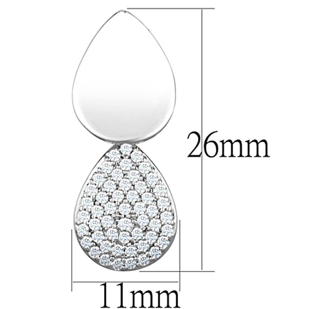 Elegant women's earrings featuring a teardrop design, perfect vacation jewelry for women