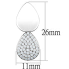 Elegant women's earrings featuring a teardrop design, perfect vacation jewelry for women