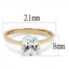 Vacation jewelry rose gold ring featuring a clear stone and elegant design, perfect for special occasions