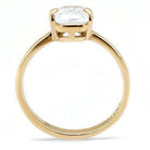 Stunning vacation jewelry rose gold ring featuring a sparkling oval gemstone in a sleek setting