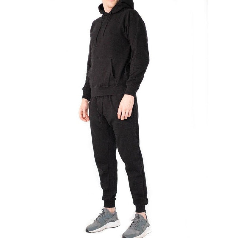 Generation XYZ men's outfit set in black featuring hoodie and jogger pants vacation loungewear for men and women
