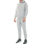 Generation XYZ men's outfit set in light gray with hoodie and jogger pants vacation loungewear for men and women