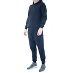 Generation XYZ men's outfit set in navy blue hoodie and joggers vacation loungewear for men and women