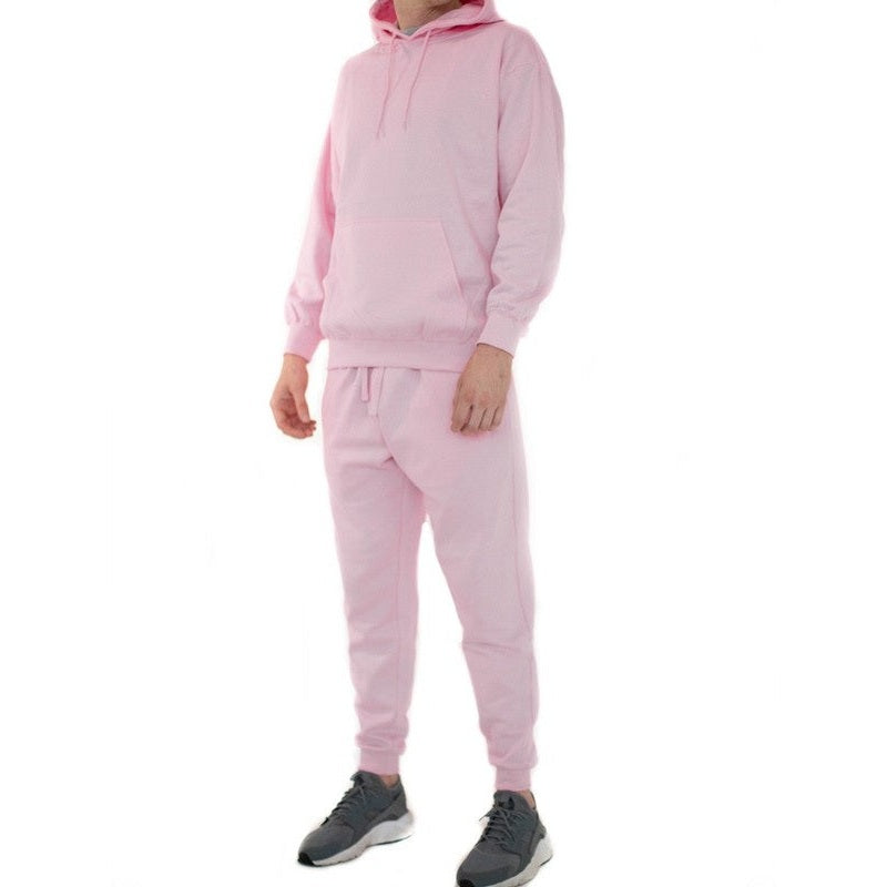 Generation XYZ men's pink hoodie and jogger set vacation loungewear for men and women